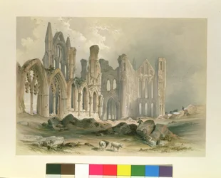 Whitby Abbey von Nordosten, aus 